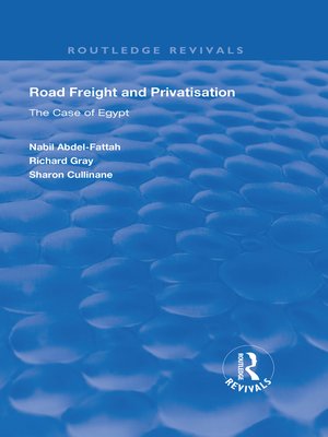 cover image of Road Freight and Privatisation